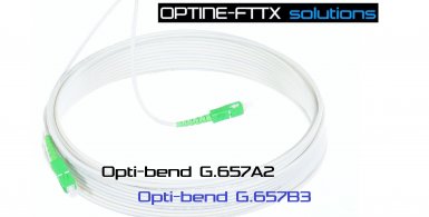 Patchcord FTTH OPTI-BEND G.657A2 lub B3 SC/APC-SC/APC 60m